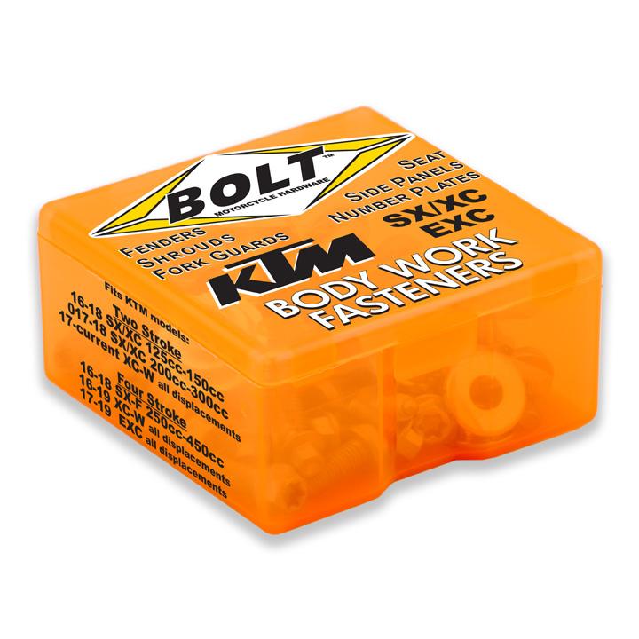 BOLT Schraubenkit für Plastikteile KTM SX(F) 16-18 / EXC(F) 17-19