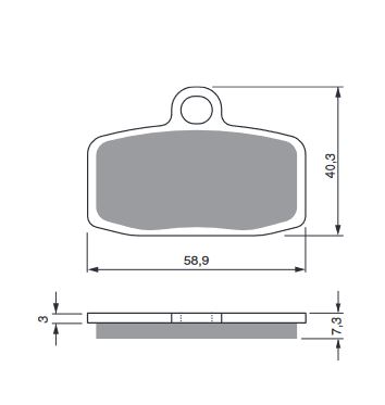 Goldfren Bremsbelag 307 S3