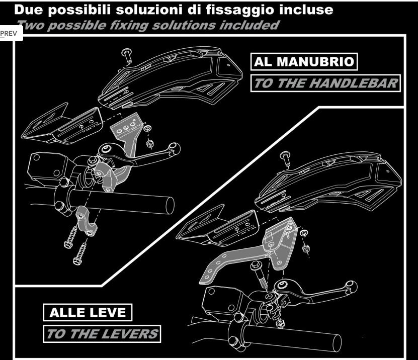 FLX Handschale universal schwarz